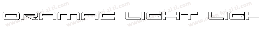Oramac Light Light字体转换